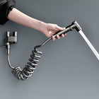 Bidet Attachment for Toilet, Brass Bidet Sprayer with Wall Mount Faucet, Non Electric Toilet Bidet Shower Spray