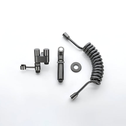 Bidet Attachment for Toilet, Brass Bidet Sprayer with Wall Mount Faucet – image 4