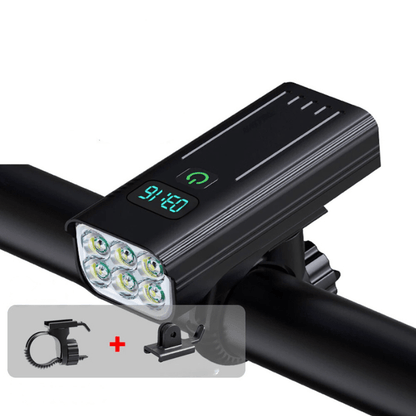 Bike Lights Front USB C Rechargeable, Bicycle Light with Battery Display – image 5
