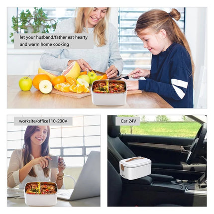 Heated Lunch Box for Car and Office, Electric Lunch Box for Truck and Home – image 6