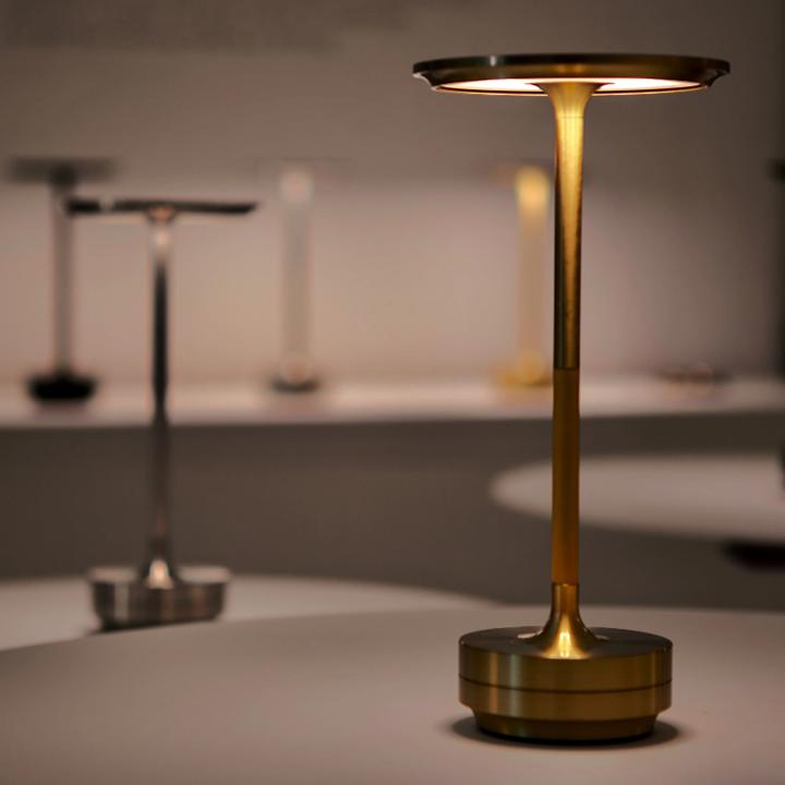 Tuzwa Cordless Table Lamp – Rechargeable Touch Dimmable Lamp with 5200mAh Battery, 4 Brightness Levels & Warm LED Light