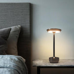 Tuzwa Cordless Table Lamp – Rechargeable Touch Dimmable Lamp with 5200mAh Battery, 4 Brightness Levels & Warm LED Light