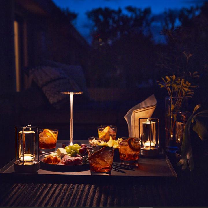 Tuzwa Cordless Table Lamp – Rechargeable Touch Dimmable Lamp with 5200mAh Battery, 4 Brightness Levels & Warm LED Light