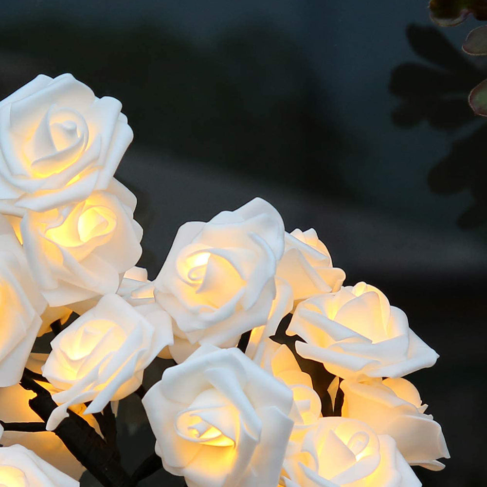 Illuminated Rose Tree with Bendable Branches | Romantic LED Decor for Home Ambiance 5