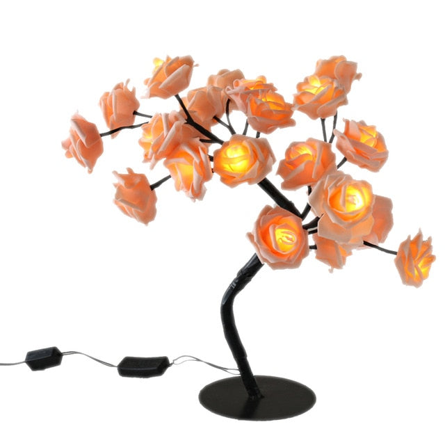 Illuminated Rose Tree with Bendable Branches | Romantic LED Decor for Home Ambiance 9