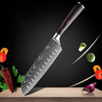 Imperial Collection | Damascus Steel Chef Knife Set with Ergonomic Wood Handle | Precision Craftsmanship for Culinary Excellence 11