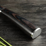 Imperial Collection | Damascus Steel Chef Knife Set with Ergonomic Wood Handle | Precision Craftsmanship for Culinary Excellence 4