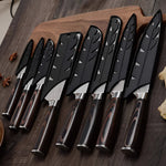 Imperial Collection | Damascus Steel Chef Knife Set with Ergonomic Wood Handle | Precision Craftsmanship for Culinary Excellence 6