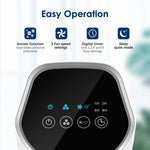 Indoor Air Purifier | HEPA Filtration System with Whisper-Quiet Operation | Compact Design for Allergy Relief 4