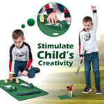 Indoor Golfing Set | 5-Piece Golf Club Set with Putting Mat & Balls | Perfect for Home Practice 6