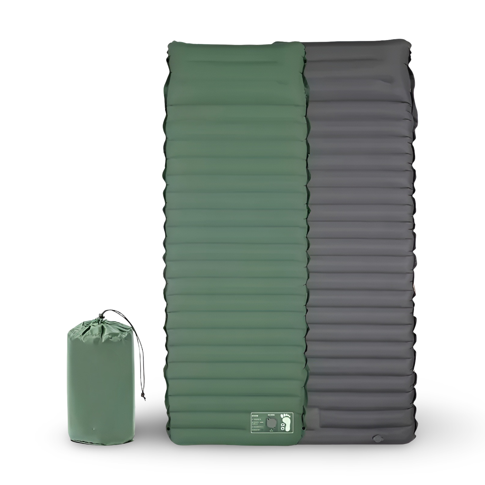 Inflatable Sleeping Pad with Built-In Pump | Compact Camping Mat for Comfortable Outdoor Rest 0