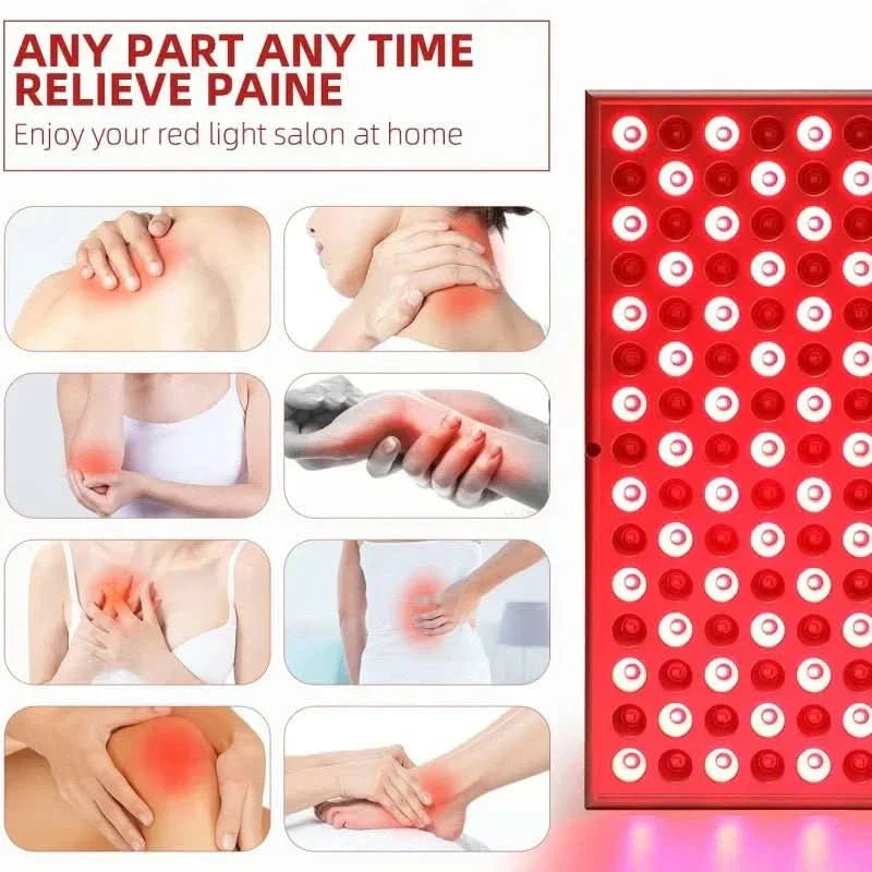 InfraGlow Panel | Light Therapy Device with 225 LEDs | Skin Rejuvenation & Muscle Relaxation 5