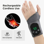 Infrared Hot Compress Ankle Massager with 5 Heating Levels | Adjustable Vibration for Pain Relief 8