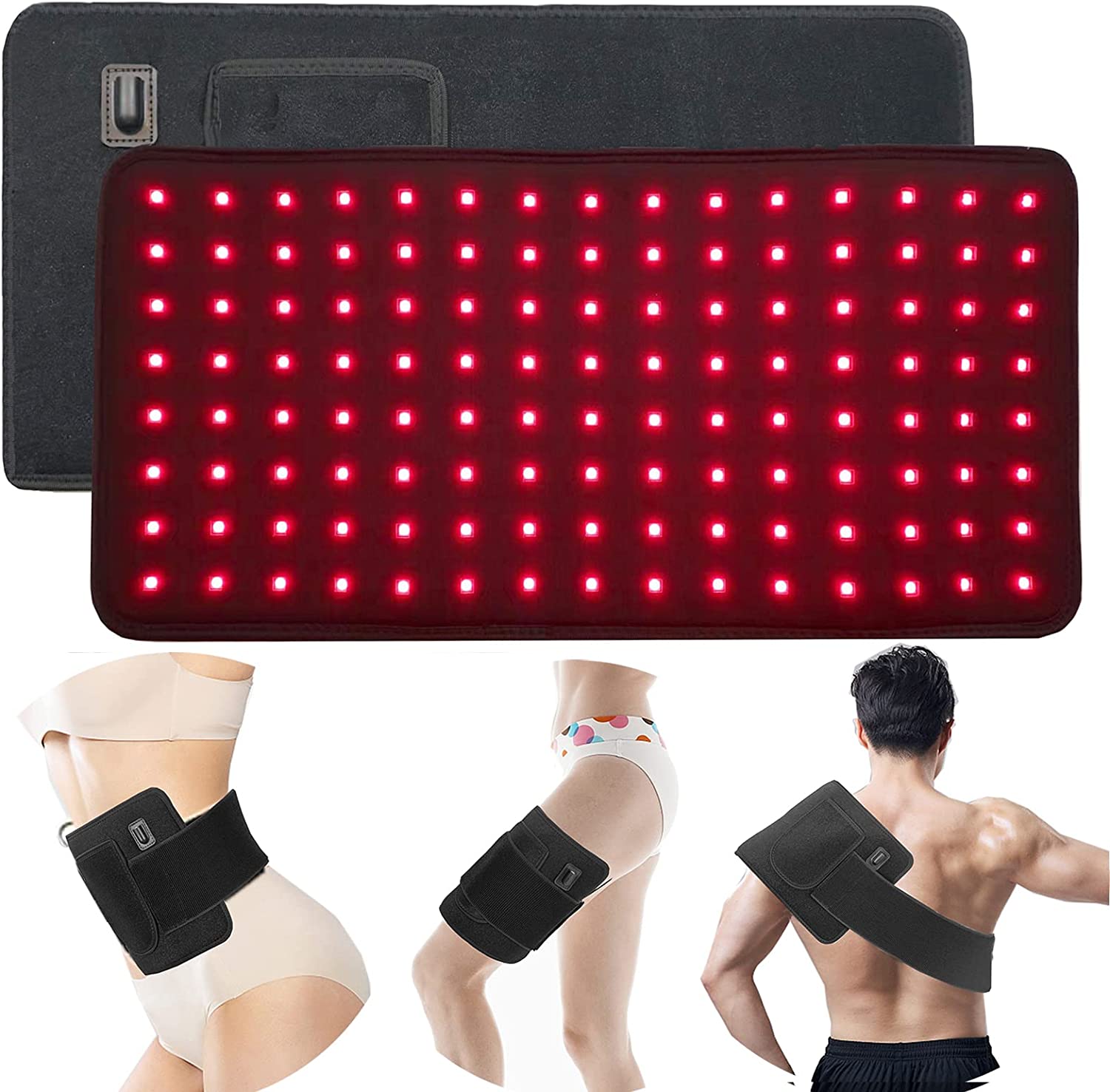 Infrared Light Therapy Belt | Pain Relief Pad with Dual Wavelengths | Full-Body Coverage for Effective Comfort 0