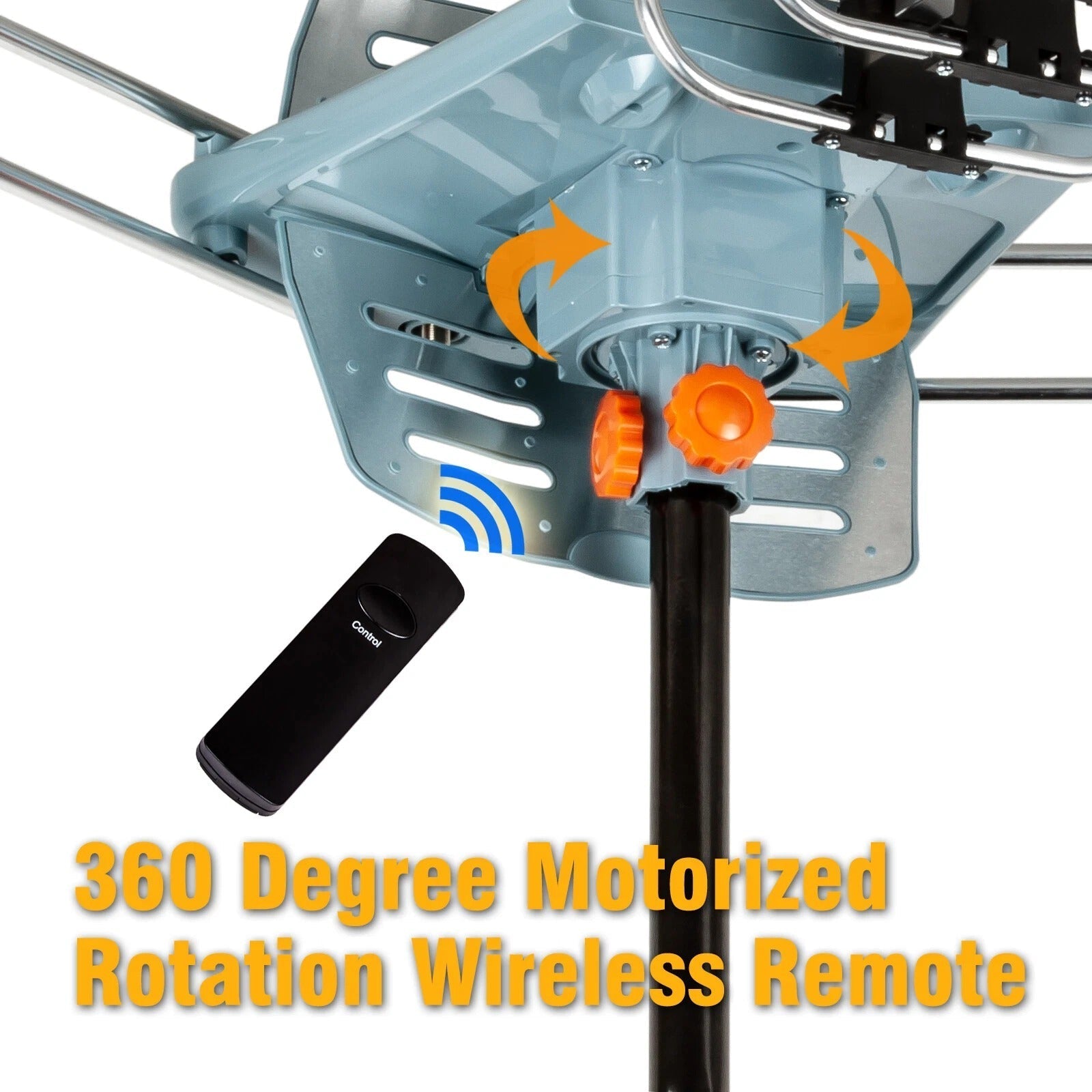 Innovative Motorized HD TV Antenna with 360-Degree Rotation & Signal Optimization 4