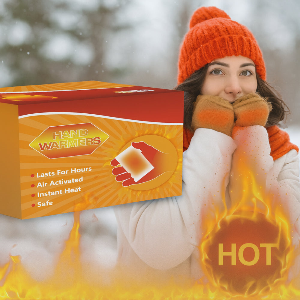 Instant Warmth | Disposable Hand Warmers with Carbon Fiber for Cold Weather Comfort 0