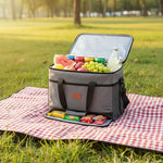 Insulated Lunch Bag with Zippered Closure | Soft Sided Cooler for Fresh Food Storage 0