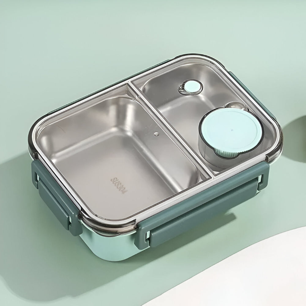 Insulated Stainless Steel Lunch Box with Leakproof Lid | Compact Food Container for Warm Meals 0