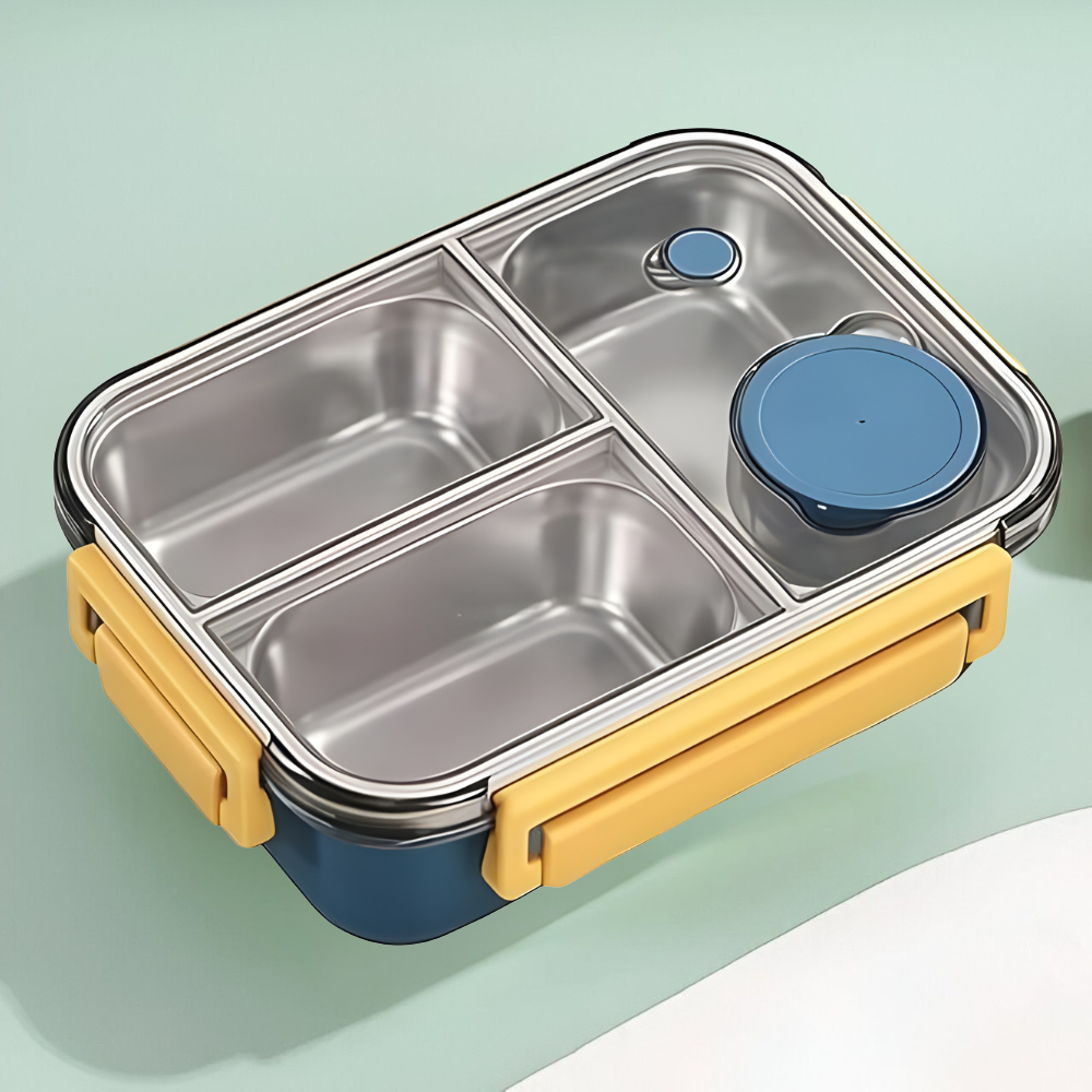 Insulated Stainless Steel Lunch Box with Leakproof Lid | Compact Food Container for Warm Meals 5