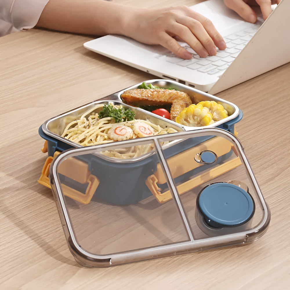 Insulated Stainless Steel Lunch Box with Leakproof Lid | Compact Food Container for Warm Meals 6