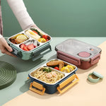 Insulated Stainless Steel Lunch Box with Leakproof Lid | Compact Food Container for Warm Meals 7