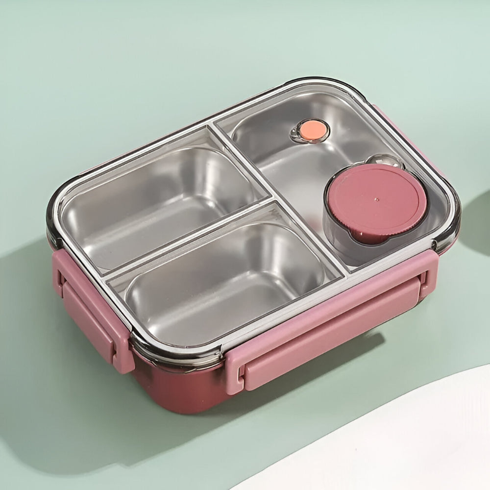 Insulated Stainless Steel Lunch Box with Leakproof Lid | Compact Food Container for Warm Meals 9