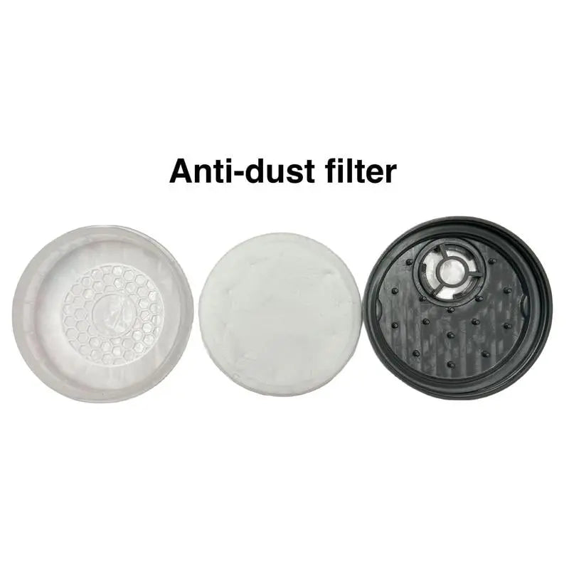Tuzwa Reusable Half Face Respirator Mask with Replaceable Cotton Filters – Adjustable Dust Protection Work Mask with Silicone Seal