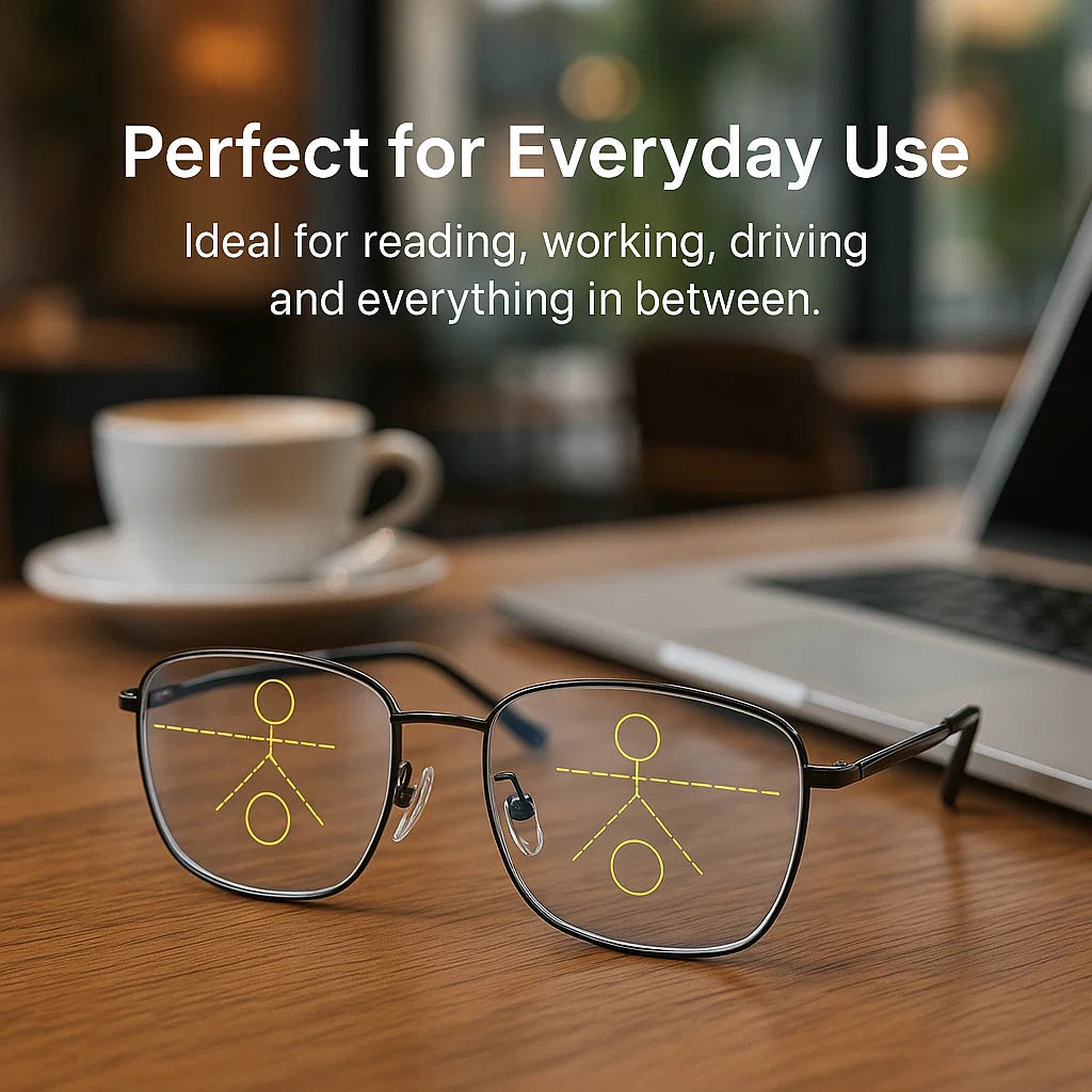 Intelligent Progressive Glasses | German Technology with Adaptive Light | All-in-One Vision Solution 5