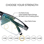 Intelligent Progressive Glasses | Multifocal Lenses with Three-Zone Design | Lightweight Frame for All-Day Clarity 6