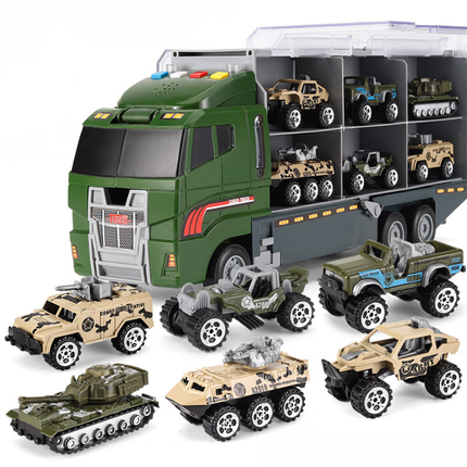 Interactive Construction Toy Set | Mini Alloy Vehicles with Realistic Sounds | Engaging Role-Play for Creative Kids 3