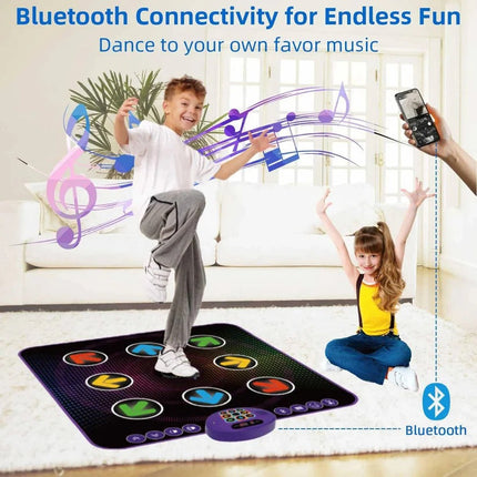 Interactive Dance Pad | Light-Up Activity Mat with Built-In Music for Kids 4