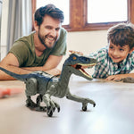 Interactive Dinosaur Toy | Remote Control Velociraptor with Lights & Sounds | Engaging Play Experience for Kids 2