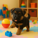 Interactive German Shepherd Robot Puppy Toy with Walking & Barking Actions for Engaging Playtime 4
