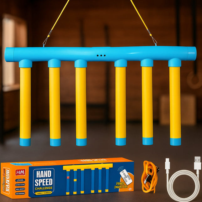 Interactive Kids Game | Reflex Reaction Trainer with Adjustable Speed | Fun Learning Tool for Improved Coordination 0