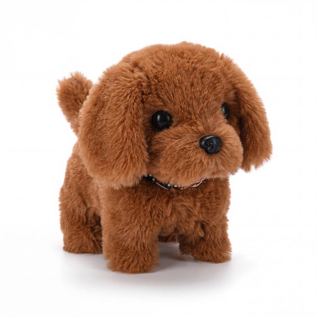 Interactive Plush Dog Toy | Realistic Moving Puppy with Touch Response | Perfect Companion for Kids Aged 4-6 0