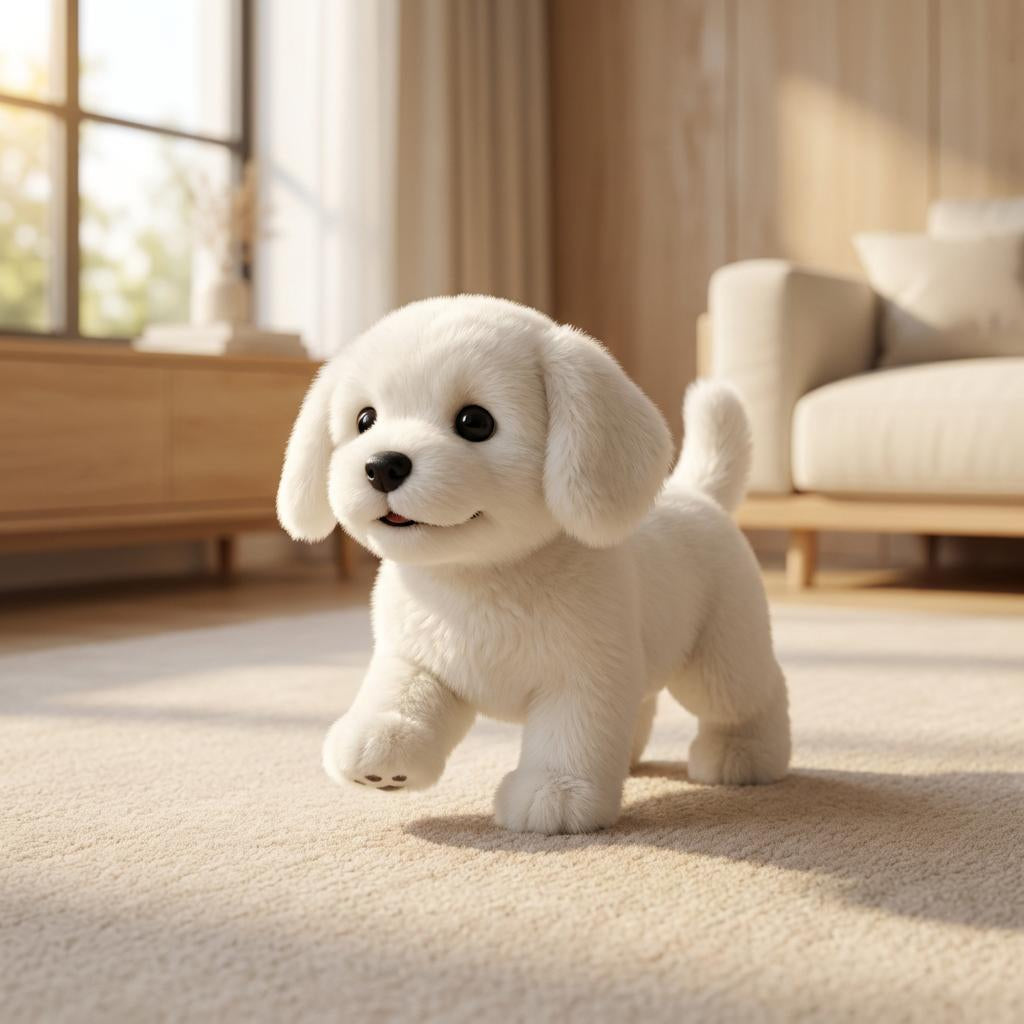 Interactive Plush Dog Toy | Realistic Moving Puppy with Touch Response | Perfect Companion for Kids Aged 4-6 5