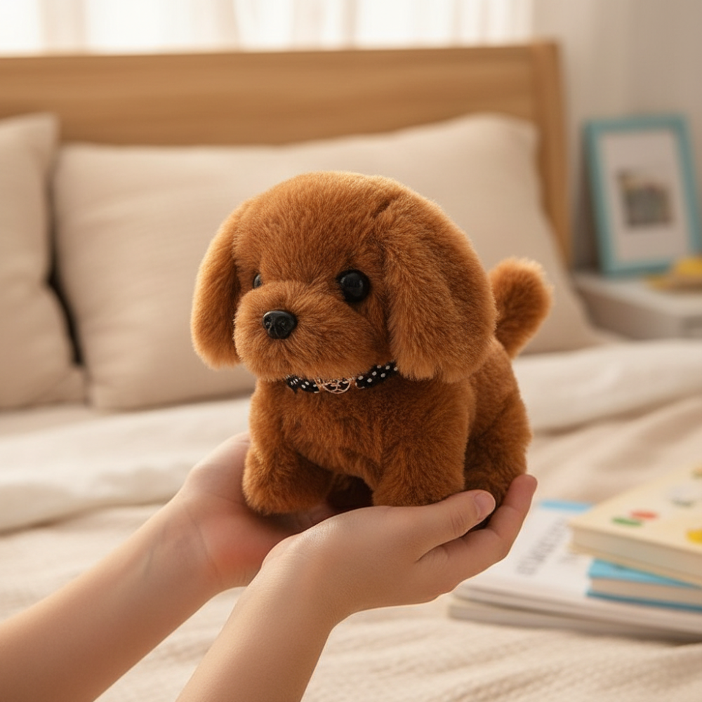 Interactive Plush Dog Toy | Walking & Barking Puppy Figure for Engaging Play 7