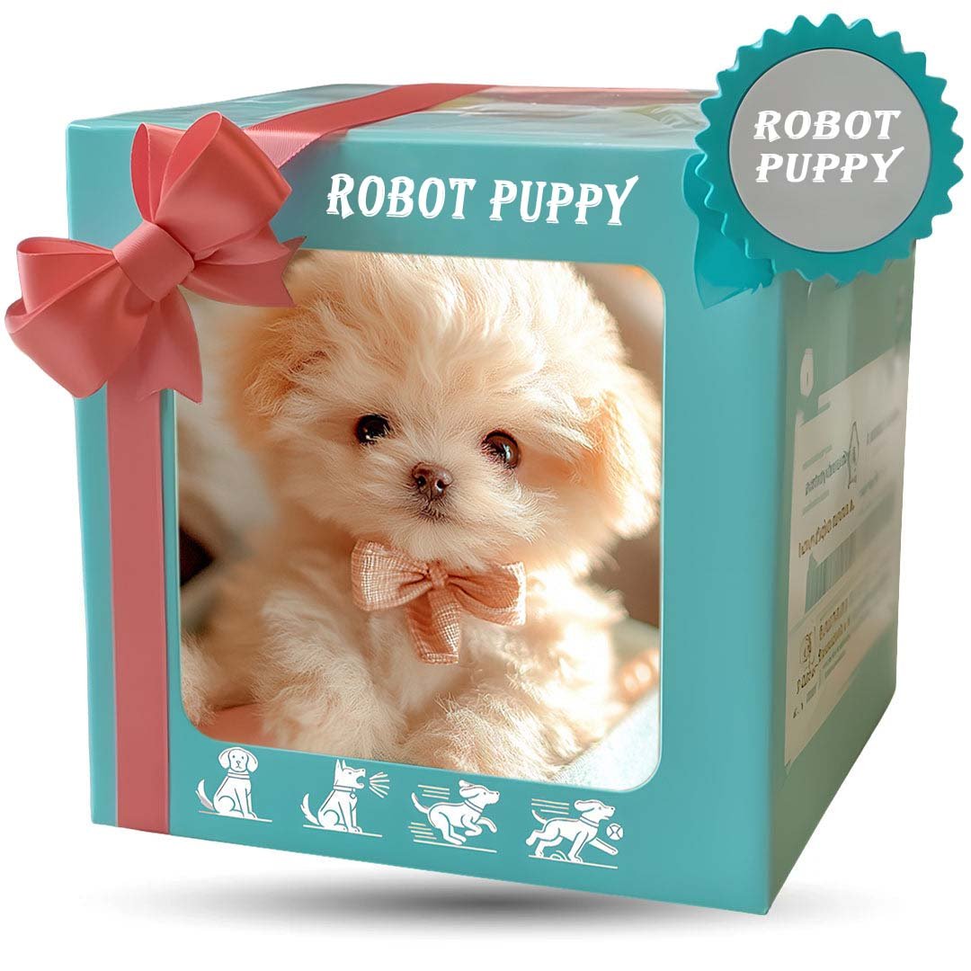 Interactive Plush Dog | Realistic Movements & Touch Response | Comforting Companion for All Ages 7