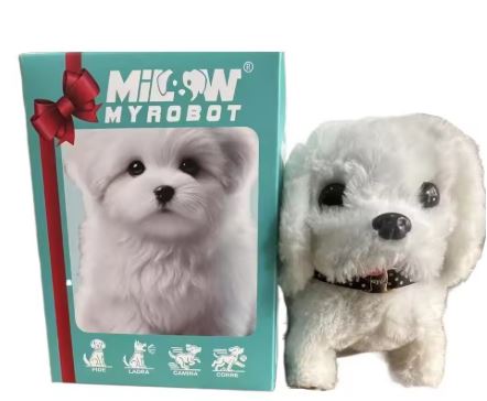 Interactive Plush Dog | Realistic Movements & Touch Response | Comforting Companion for All Ages 9