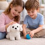Interactive Plush Puppy Toy with Walking & Barking Features | Soft Companion for Kids 4
