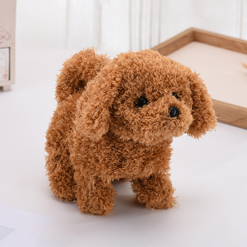 Interactive Plush Robot Puppy Toy with Walking & Barking Features | Engaging Companion for Kids 0