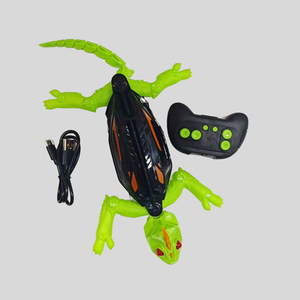Interactive RC Lizard & Cockroach Robot Toy with Wall Climbing Action | USB Rechargeable Indoor Fun for Kids 0