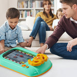 Interactive Racing Game Console | 200 Challenges with Steering Wheel | Screen-Free Skill Development for Kids 4