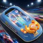 Interactive Racing Game Console | 200 Challenges with Steering Wheel | Screen-Free Skill Development for Kids 6