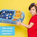 Interactive Racing Game Console | 200 Challenges with Steering Wheel | Screen-Free Skill Development for Kids 7