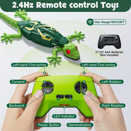 Interactive Remote Control Toy Lizard with Wall Climbing Action | Engaging Indoor Play for Kids 4