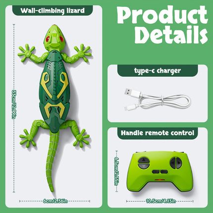 Interactive Remote Control Toy Lizard with Wall Climbing Action | Engaging Indoor Play for Kids 5