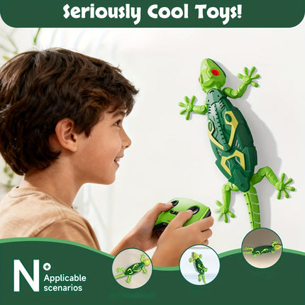 Interactive Remote Control Toy Lizard with Wall Climbing Action | Engaging Indoor Play for Kids 7