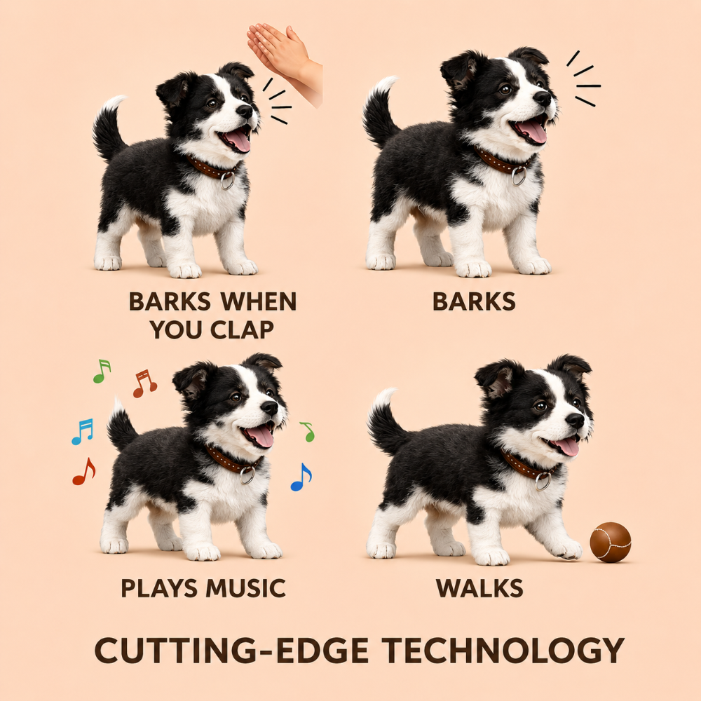 Interactive Robot Dog Toy | Realistic Robot Dog with Walk & Bark Features | Fun Companion for Kids and Families 4