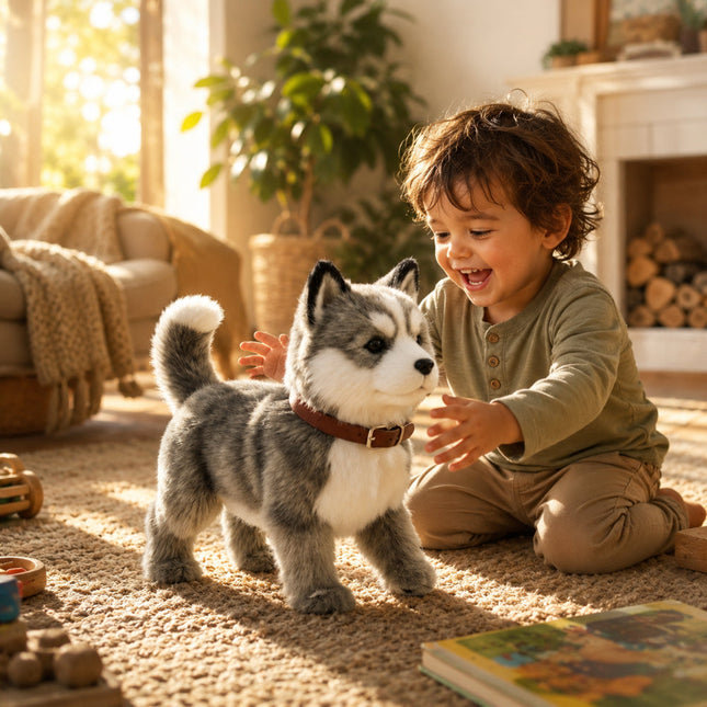 Interactive Robot Dog Toy | Walking Puppy with Tail Wagging Action for Engaging Play 0